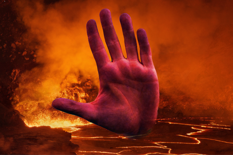 Amid Surging COVID-19 Cases, Satan Bans Americans From Entering Hell