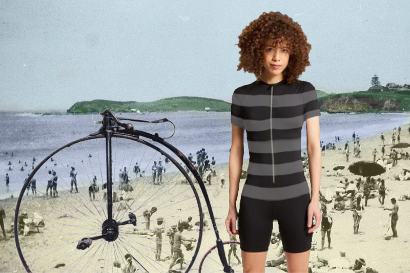 5 Gender Neutral Swimsuits That Let Everyone Know You Ride A Penny Farthing Bicycle