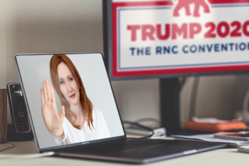 Huge Get! RNC Bathrooms Personally Policed By J.K. Rowling